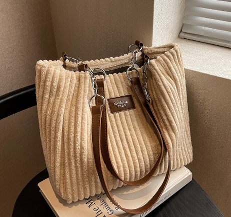 Large Capacity Shoulder Bag – Everyday PU Leather Tote