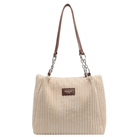 Large Capacity Shoulder Bag – Everyday PU Leather Tote