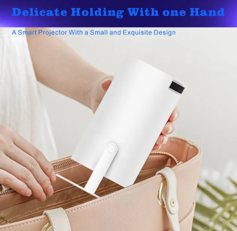 Mini Portable Projector – 4K HD Smart Projector for Movies, Gaming & Outdoor Use